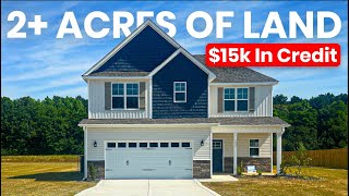 Affordable FAYETTEVILLE NC New Construction Home Tour  HUGE DISCOUNTS [upl. by Atsirhc]