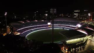 Adelaide Oval Light Show 2024 [upl. by Nevai490]