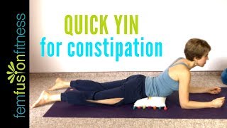 Quick Yin Yoga for Digestion and Constipation 15 min [upl. by Valerian808]