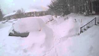 Blizzard 2016 Neighborhood  Hunt Valley MD [upl. by Lucinda]