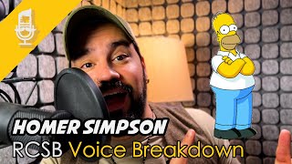 Homer Simpson Voice Breakdown  How To Do Homer Simpsons Voice RCSB Breakdown [upl. by Ykcor]