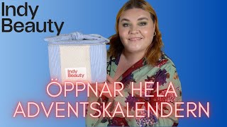 ÖPPNAR INDY BEAUTY ADVENTSKALENDER 2023 för kombinationshud [upl. by Glori]