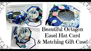 Beautiful Octagon Easel Hat amp Matching Gift case [upl. by Analahs]