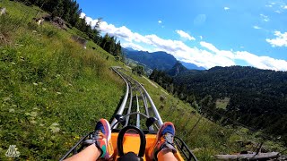 Kolbensattel  Alpine Coaster Onride  Wiegand  24600 m Track [upl. by Nimzzaj427]