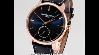 Frederique Constant Manufaktur Slimline Ref FC710N4S4 FM10370 [upl. by Arriec176]