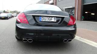 MERCEDES CL 500 DUPLEX AMG EXHAUST SOUND UITLAAT SPORTUITLAAT by www maxiperformance nl [upl. by Yttig]