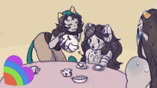 Nepetas Tea Party Homestuck Comic Dub  VoFT Dubs [upl. by Alikam405]