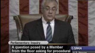 Barney Frank Sets Republicans Straight on House Rules [upl. by Kylila153]