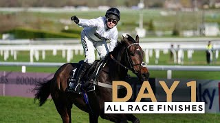 ALL RACE FINISHES FROM DAY 1 OF THE CHELTENHAM FESTIVAL 2023 [upl. by Nallac]