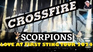 Scorpions  Crossfire  Love At First Sting TOUR 2024  Vienne France [upl. by Adieren79]