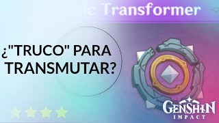 Transmutador paramétrico ✔️testeos y ¿quottrucoquot  Genshin Impact [upl. by Berlauda]