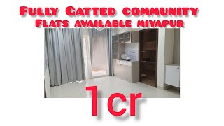 234bhk gated community highrise Flats available bachupally miyapur A1PROPERTIES [upl. by Eiramanad]