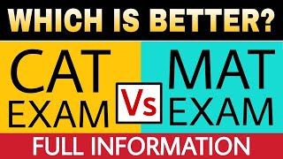 CAT vs MAT Exam Full Comparison in Hindi  MBA Entrance Exam Preparation  By Sunil Adhikari [upl. by Isayg302]