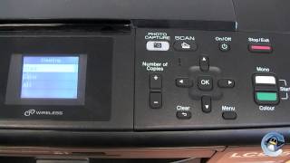 Brother DCPJ315W How to do Printhead Cleaning Cycles and Improve Print Quality [upl. by Satsok]