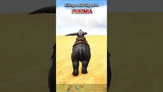 Challenge KILL GIGA WITH PHIOMIA shorts ark challenge [upl. by Aisor]