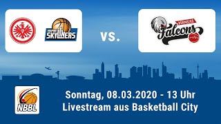 Livestream  NBBL Heimspiel der Eintracht Frankfurt  FRAPORT SKYLINERS gegen Nürnberg [upl. by Ennayllek]