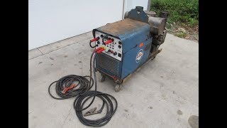 Miller AEAD200LE Portable Gas Welder Generator 120240v 225 Amp 4000W 4 Kw [upl. by Meenen23]