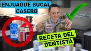 Enjuague Bucal Casero  Recomendado por Dentista  Olvida el Agua Oxigenada y la Clorhexidina [upl. by Creighton]