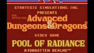 Advanced Dungeons amp Dragons  Pool of Radiance NES Music  Battle Theme [upl. by Melanie855]