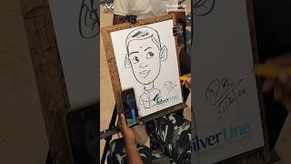 Caricature drawing by velvom book your events now [upl. by Naerb355]