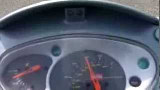 Aprilia Scarabeo 50cc Scooter Speed test  How fast is it [upl. by Dadivitan]