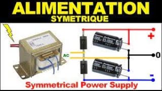 comment brancher quatre diodes avec deux condensateurs [upl. by Relyat]