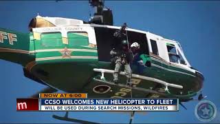 Collier Sheriff debuts new rescue helicopter [upl. by Gurango]