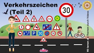 Verkehrszeichen und ihre Bedeutung Teil 2 I Grundschule I HD [upl. by Ainevul]