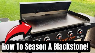 How to Season A Blackstone Griddle Fast and Easy [upl. by Oirretno]