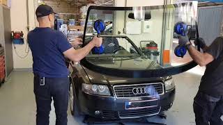 AWAGLASS Remplacement parebrise A4 Cabriolet [upl. by Dagnah]