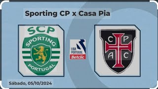 sporting ganham 2 a 0 há casa pia ontem no dia 04102024 04 de Outubro do ano 2024 [upl. by Nauwaj]