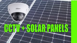 Cámaras de SEGURIDAD con PANELES SOLARES instalación [upl. by Kerns833]