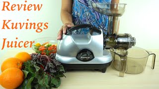 Kuvings NJE3580U Masticating Slow Juicer Review [upl. by Osmond]