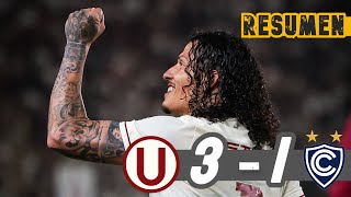 UNIVERSITARIO VS CIENCIANO  31  RESUMEN Y GOLES [upl. by Yasdnil]