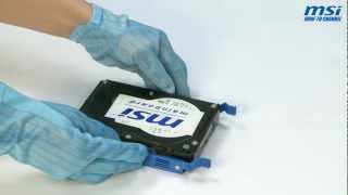 MSI® HOWTO install SATA HDD [upl. by Tormoria889]