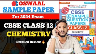 Oswaal Sample Paper Class 12 Chemistry 202324  Best Sample Paper book for class 12 cbse 2024 [upl. by Had]