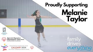 Melanie Taylor  Special Olympics Canada Winter Games  Calgary 2024 [upl. by Tapes]