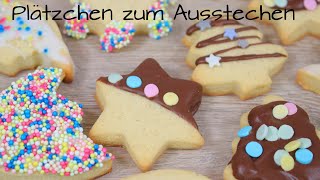 Butterplätzchen zum Ausstechen →🎄 [upl. by Rimahs170]