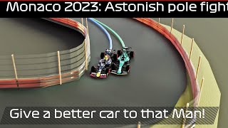 monacogp Max Verstappens Incredible Pole Lap  Monaco 2023  Historic lap at Monaco [upl. by Davena178]