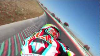 Brammo Empulse RR laps Thunderhill in 3D Steve Atlas [upl. by Borrell]