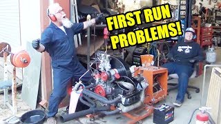 FIRST RUN  High Performance VW Engine Build  1776cc Beetle  Cold Start [upl. by Banyaz]