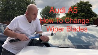 How to replace your Audi wiper blades [upl. by Dugald577]