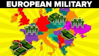 Most Powerful European Militaries  Military  Army Comparison [upl. by Ahsinhoj]