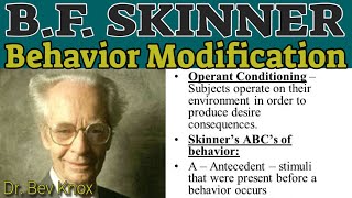 B F Skinner  Behavior Modification [upl. by Eeb]