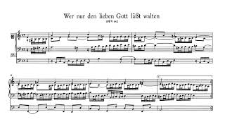 JS Bach  Wer nur den lieben Gott lässt walten BWV642 [upl. by Nolaf]