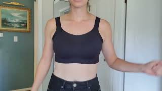 Plusfreeee Womens Wireless Back Smoothing Bra Review [upl. by Marih]