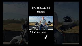 Kymco Spade REVIEW kymco kymcospade motorcyclereview [upl. by Thaine]