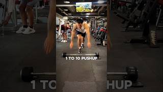 1 to 10 pushup september10 Newday Newvideo motivation fitoxgym boxinginspiration snjlx gym [upl. by Auqenet]