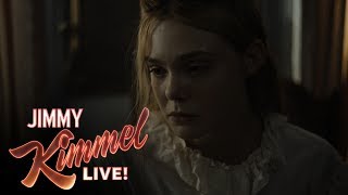 Elle Fanning on Colin Farrells Love of Hamburgers [upl. by Bailey]