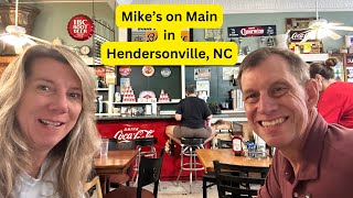 Lunch at MIKES ON MAIN in Hendersonville NC [upl. by Auof963]